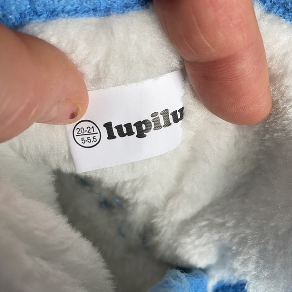 Lupilu Faux Blue Suede Fur Lined Boots 20-21 5-5.5 - Picture 12 of 12